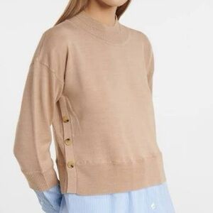 Veronica Beard Beri Poplin Sweater XS